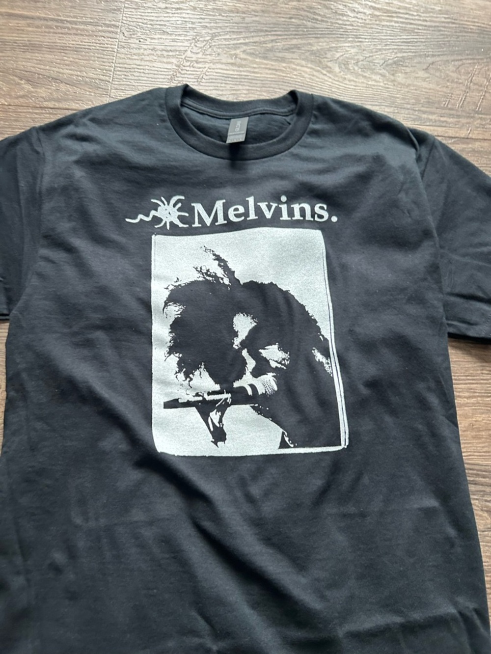 Melvins Men’s Black Graphic Band T-Shirt X-Large